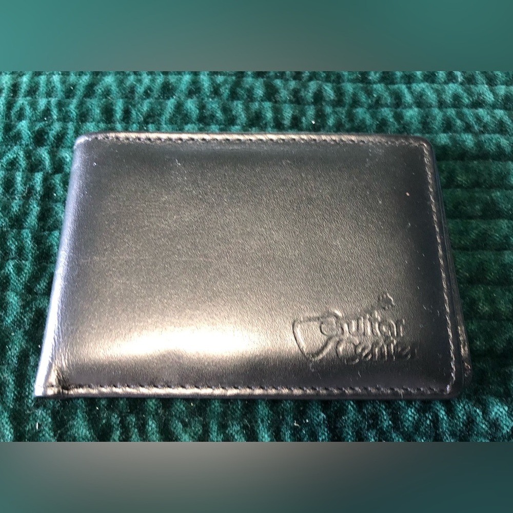 Guitar Center Black Leather Guitar Pick Wallet